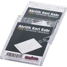 Mbb E-Ticaret Lamiess T-011 V Dikey 54X86 Akrilik Kart Kabı 159330005-(***12 Adet***)