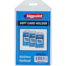 Mbb E-Ticaret Bıgpoınt BP662V Dikey Kart Kabı Soft 54X85 Mm-(***9 Adet***)