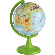 Mbb E-Ticaret Gürbüz 48153 Kıds Dıno World Küre+ Puzzle 54 Parça 15 cm