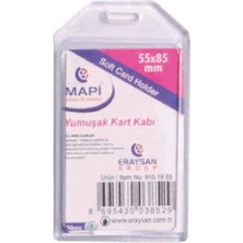 Mbb E-Ticaret Mapi Yumuşak Kart Kabı 86X54 Dikey 9101955 Ithal-(***12 Adet***)