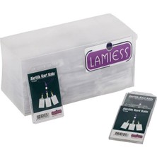Mbb E-Ticaret Lamiess T-152 V Dikey Sert Plastik Kart Kabı-(***6 Adet***)