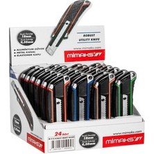 Mbb E-Ticaret Mimaks M-918 Robust Maket Bıçağı 18MM 24'lü