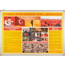 Mbb E-Ticaret Panda 15 Temmuz Şehitler Köşesi 70X100 Metal Çerçe