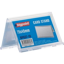 Mbb E-Ticaret Bıgpoınt BP637-10 Çift Taraflı Kart Standı 45X75 Mm-(***1 Adet***)