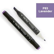 Mbb E-Ticaret Del Rey Twın Marker P83 Lavender Çift Uçlu Grafik Kalemi MN-DR083-(***6 Adet***)