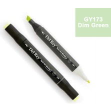 Mbb E-Ticaret Del Rey Twın Marker BR107 Sand Çift Uçlu Grafik Kalemi MN-DR107-(***1 Adet***)