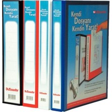 Mbb E-Ticaret Esselte 4656721 Beyaz 7 Cm.2 D Halkalı Klasör