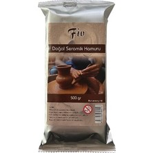 Mbb E-Ticaret Fio Doğal Seramik Hamuru Kahverengi 500GR*36 >-(***1 Adet***)