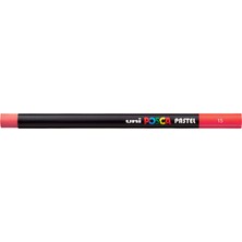 Mbb E-Ticaret Uni-Ball Posca Pastel Boya Kalemi Kırmızı KPA-100