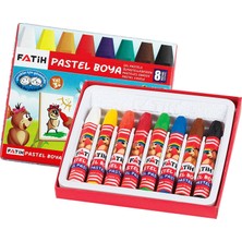 Mbb E-Ticaret Fatih 8 Renk Pastel Boya 34008-(***3 Adet***)