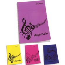 Mbb E-Ticaret Çınar Jazz Müzik Defteri 30 Yp Spiralli Pp Kapak 38000