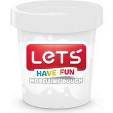 Mbb E-Ticaret Lets Oyun Hamuru Beyaz 150 gr L-8340-5-(***6 Adet***)