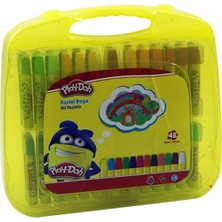 Mbb E-Ticaret Play-Doh 48 Renk Pastel Boya Çantalı PA013