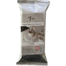 Mbb E-Ticaret Fio Doğal Seramik Hamuru Beyaz 500GR*36 >-(***12 Adet***)