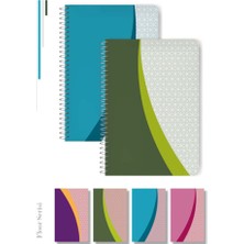 Mbb E-Ticaret Elma Floor 17X24 120 Yp Çizgili Spiralli Sert Kapak Defter