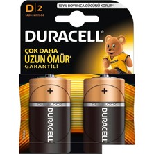 Mbb E-Ticaret Duracell Büyük Boy D Pil 2 Li D2
