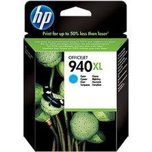 Mbb E-Ticaret Hp C4907A Mavi (Cyan) Kartuş 940XL
