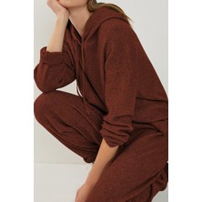 New Boudoir Tarçın Rengi Kaşkorse Kadın Eşofman Takımı