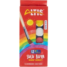Mbb E-Ticaret Altıs 12 Renk Sulu Boya Büyük Boy 1210-(***6 Adet***)