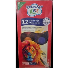mbb e-ticaret pensan kidz 12 renk suluboya pe7003sb12 (özel )-(***6 adet***)