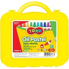 mbb e-ticaret donga toru 18 renk pastel boya plastik çantalı 262118 (özel )