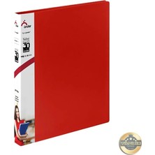 Mbb E-Ticaret Önder Pp Kapak 4 Halkalı Klasör Kırmızı 1104-2