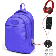 Mbb E-Ticaret Yaygan 24315 Coral Hıgh Sırt Çantası Usb+Aux Soketli