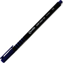 Mbb E-Ticaret Caretta Softlıner 55-19 Mavi-Siyah Kalem 0.4mm-(***6 Adet***)