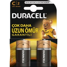 Mbb E-Ticaret Duracell Orta Boy C Pil 2 Li C2