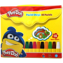 Mbb E-Ticaret Play-Doh 18 Renk Pastel Boya Çantalı PA006 *48