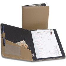 Mbb E-Ticaret 2k 510-9 Vizon kapaklı Sekreterlik A5 100 Yaprak Kapasiteli Rainbow Cilp Board Vegan 18,5X23 cm