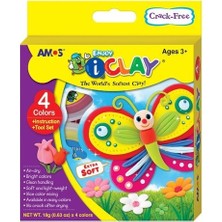Mbb E-Ticaret Amos Zıplayan Oyun Hamuru 4 Renk 18 gr IC18P4
