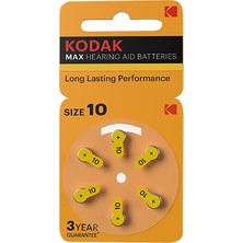 Mbb E-Ticaret Kodak Aıd P10 Medikal Işitme Cihazı Pili 6 Lı 355240