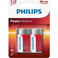 Mbb E-Ticaret Phılps LR14P2B Alkalın Orta Boy Pil 2 Li