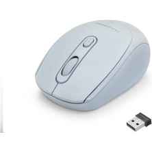 Aydogan's Ayd Kablosuz Mouse 800/1600 Dpi - Açık Mavi HDX3406B