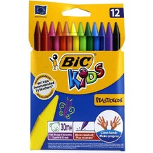 mbb e-ticaret bic plastıdecor 12 li silinebilir pastel boya 9457645 (özel )