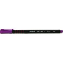 Mbb E-Ticaret Caretta Softlıner 55-11 Lila Kalem 0.4mm-(***1 Adet***)