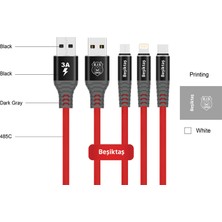 Mbb E-Ticaret Tmn 503406 Beşiktaş Data+Şarj Kablo 3A Mıcro USB