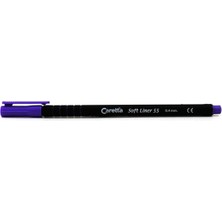 Mbb E-Ticaret Caretta Softlıner 55-17 A.mor Kalem 0.4mm-(***12 Adet***)