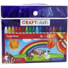 Mbb E-Ticaret Craft And Arts U1518 18+2 Renk Çantalı Pastel Boya