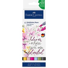 Mbb E-Ticaret Faber Aqua Çift Uçlu Markör Kalem 6 Lı Kaligr 881645240