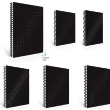 Mbb E-Ticaret Çınar Nero 17X24 100 Yp Kareli Spr Sert Kapak Defter 55215