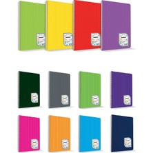 Mbb E-Ticaret Çınar Colormaxı A5 96 Yp Çizgili Pp Kapak Spiralli Defter 73504-(***9 Adet***)