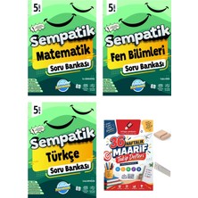 Ünlüler Karması 5.sınıf Türkçe Fen Matematik Sempatik Soru Bankası+Telefon Tutucu+Maarif Defteri