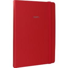 Mbb E-Ticaret Vj 124-1659 Bujo Defter Vegan Deri 96 Yaprak 160 Gr. Beyaz Kağıt Cepli Lastikli