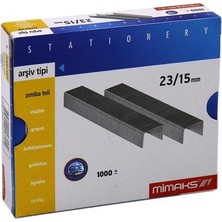 Mbb E-Ticaret Mimaks 23/15 Zımba Teli 1000 Li-(***9 Adet***)