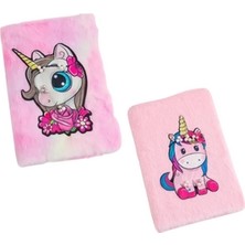Mbb E-Ticaret TGB-8206C Unicorn Peluş Kapaklı Hatıra Defteri*72