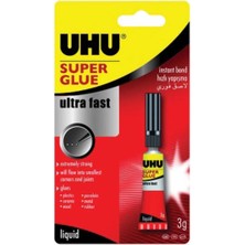 Mbb E-Ticaret Uhu Super Glue-Japon Yapıştırıcı 3 gr Blister 40279