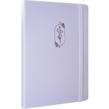 Mbb E-Ticaret Vj 124-1654 Bujo Defter Vegan Deri 96 Yaprak 160 Gr. Beyaz Kağıt Cepli Lastikli
