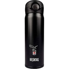 Mbb E-Ticaret Tmn 555274  Beşiktaş Çelik Termos Kilitli Matara 500 Ml.